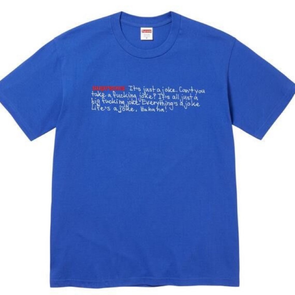 New 2025 Supreme Joke Tee